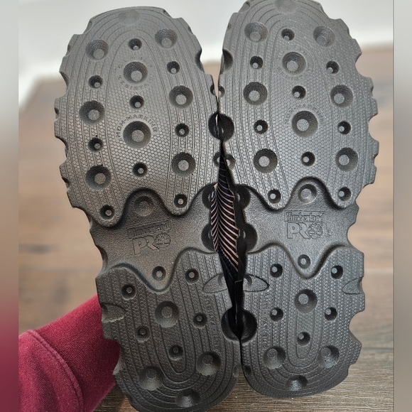 NWOT 🖤 Timberland Pro Powertrain Black & Rose Gold Work Shoe - Picture 11 of 12